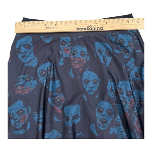 Blackmilk Blue invisible zombies maxi skirt - Picture 5 of 6